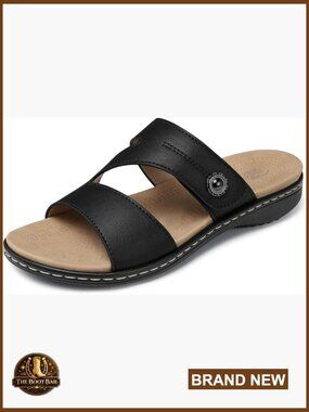 Women's Flat Sandals Slip On Arch Support Comfortable Summer Dressy